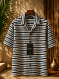 Oceaan Rythm Crochet Shirt