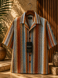Sunset Terra Crochet Shirt