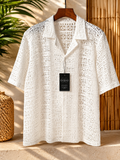 Off-White Crotchet Camp Collar Shirt