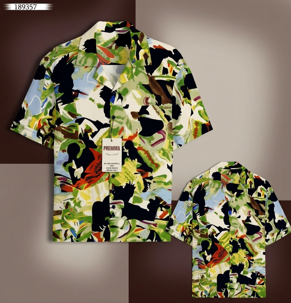 The Premma "Abstract Canvas" Camp Shirt