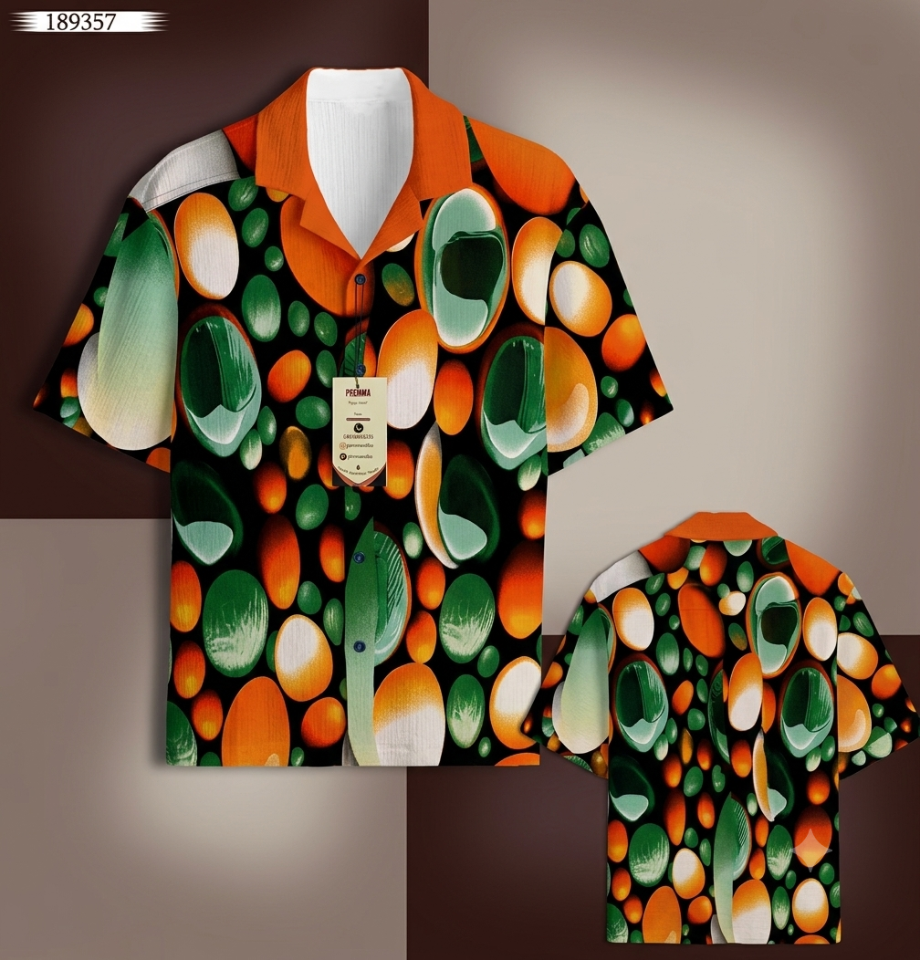 Premma Retro Eclipse Camp Collar Shirt